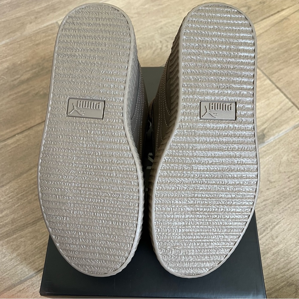 Puma Fenty Platform Sneakers in Taupe Brown - Picture 8 of 10